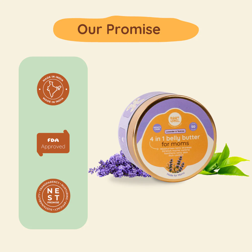Soothening Belly Butter (4 In 1) | Stretch Mark Control & Soothens Belly Itchiness | 50 g - Image 6