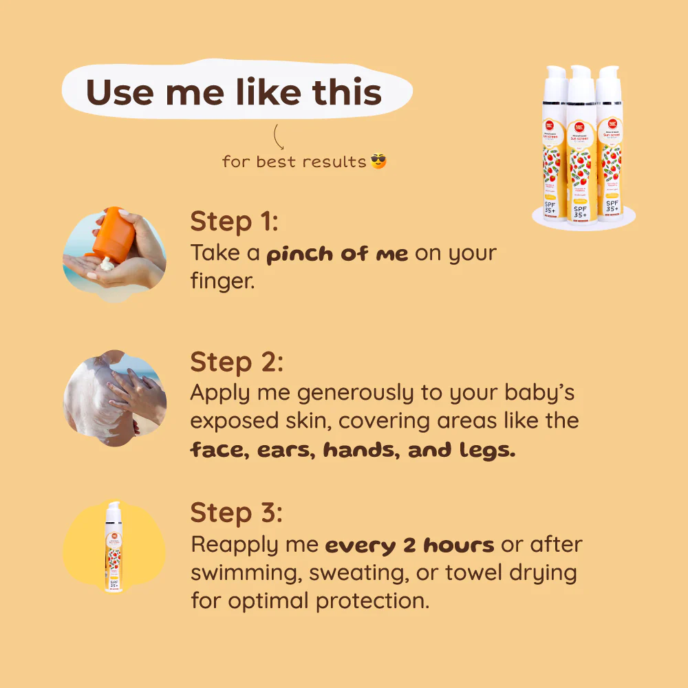 Baby Safe Sunscreen | SPF 35+ Broad UV Protection | 6+ m | 50 g - Image 6