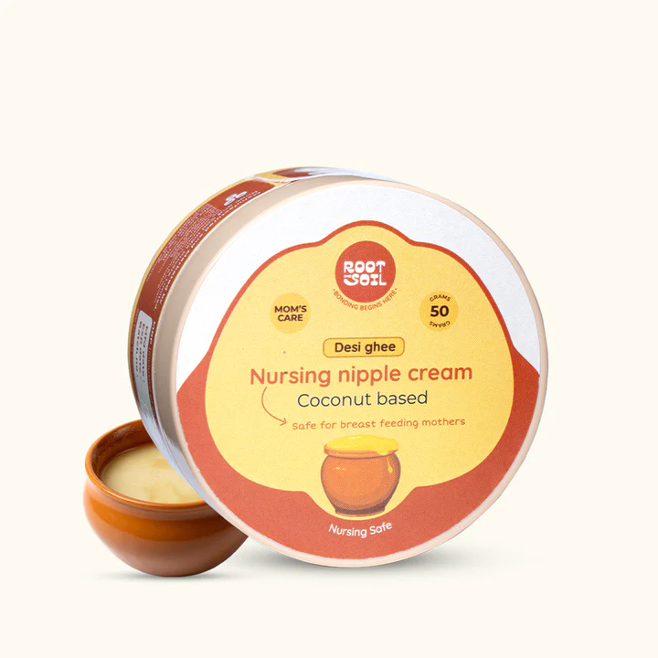 Nursing Nipple Balm (With Desi Ghee) | Soothes Sore & Cracked Nipples - Breastfeeding Safe | 50 g - Image 8