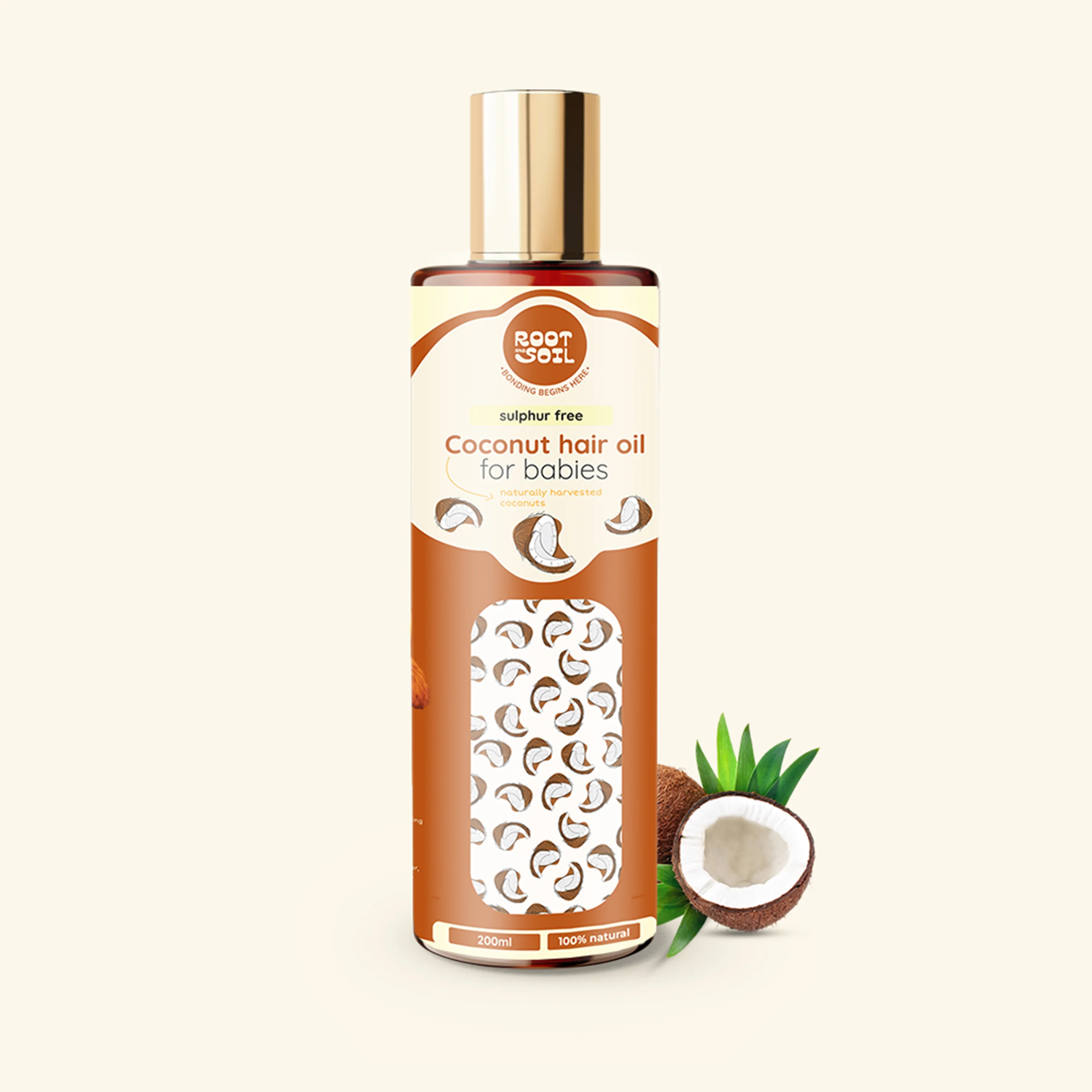 Baby Natural Coconut Hair Oil for Hair Growth, Cradle Cap & Dry Scalp Relief | Cold Pressed  | 0+ m - Image 9