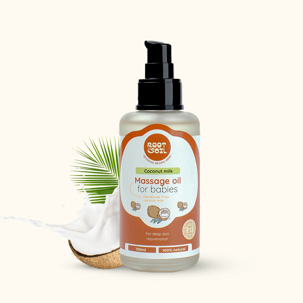 Coconut Milk Baby Massage Oil (Classic) | Soothens and rejuvenates skin |  0+ m - Image 10