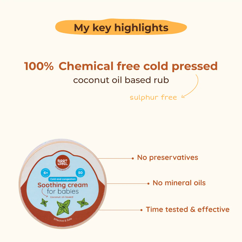 Calm And Comforting Chest Rub For Babies | Cold And Congestion Support | 6+ m | 50 g - Image 4