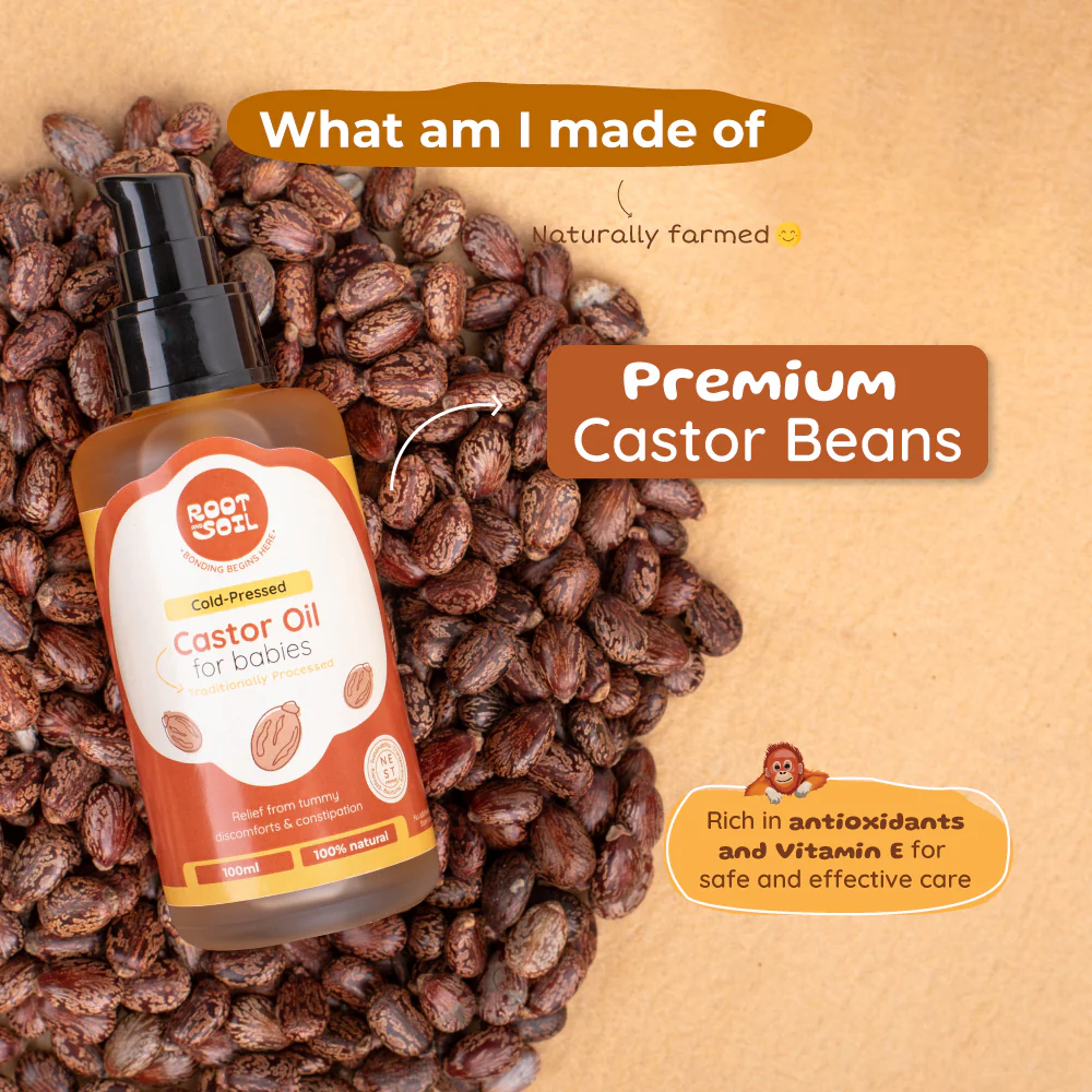 Cold-Pressed Castor Oil For Babies |Traditionally Processed | 0+ m | 100 ml - Image 3
