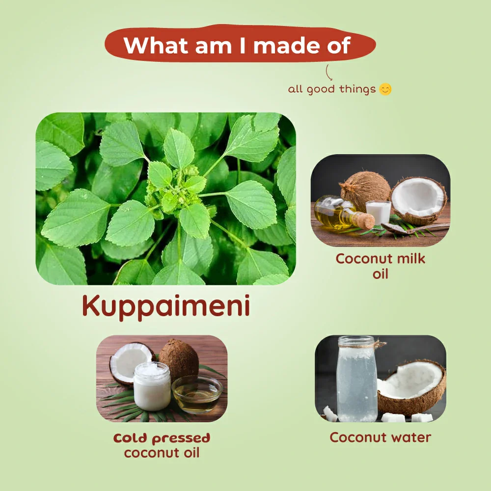 Indian Nettle Bar / Kuppaimeni Baby Bar | Skin Protection | 0+ m | 100 g - Image 3