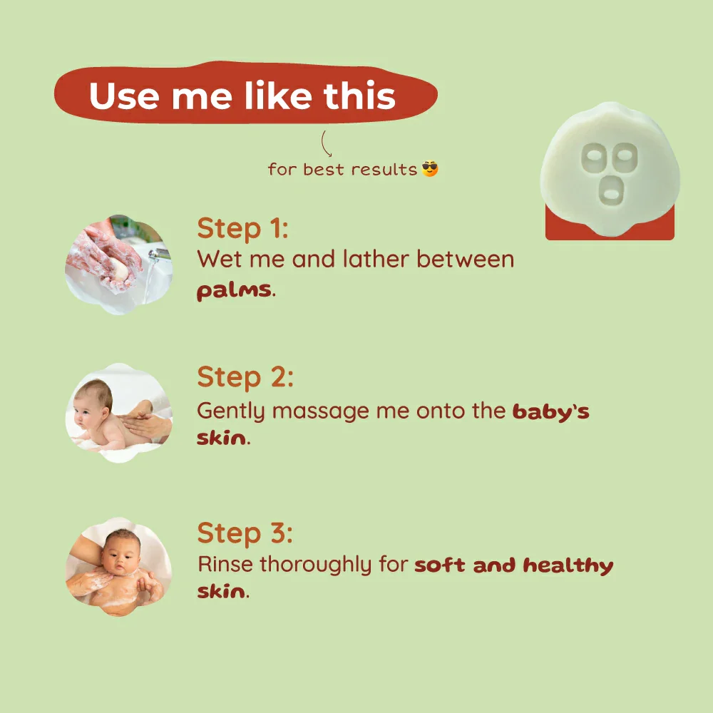 Indian Nettle Bar / Kuppaimeni Baby Bar | Skin Protection | 0+ m | 100 g - Image 6
