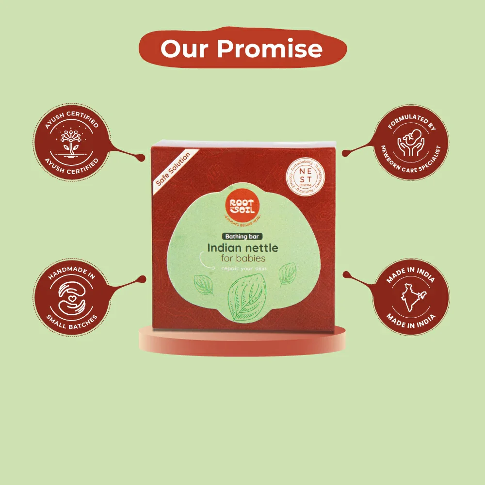 Indian Nettle Bar / Kuppaimeni Baby Bar | Skin Protection | 0+ m | 100 g - Image 7