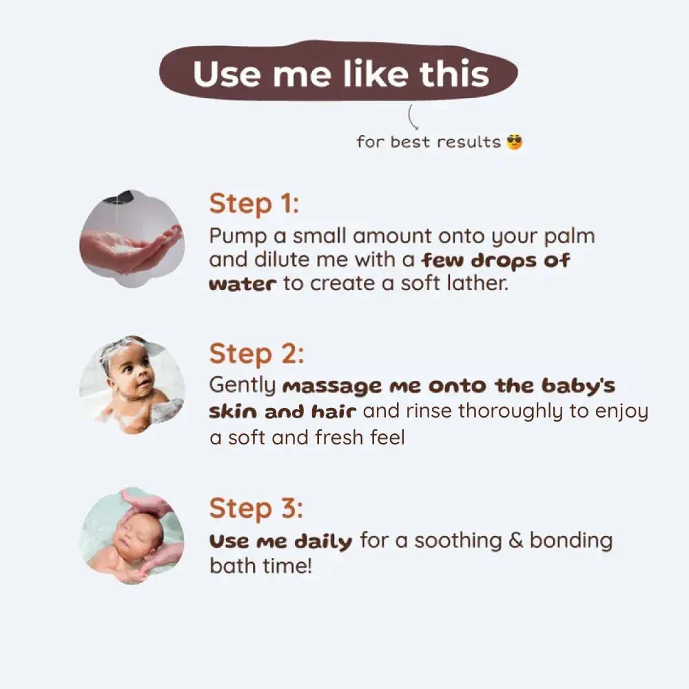 Floral Baby Head-to-Toe Wash | Fresh Flower Petal Infusion | Safe from 0m – 8y | 200 ml - Image 4
