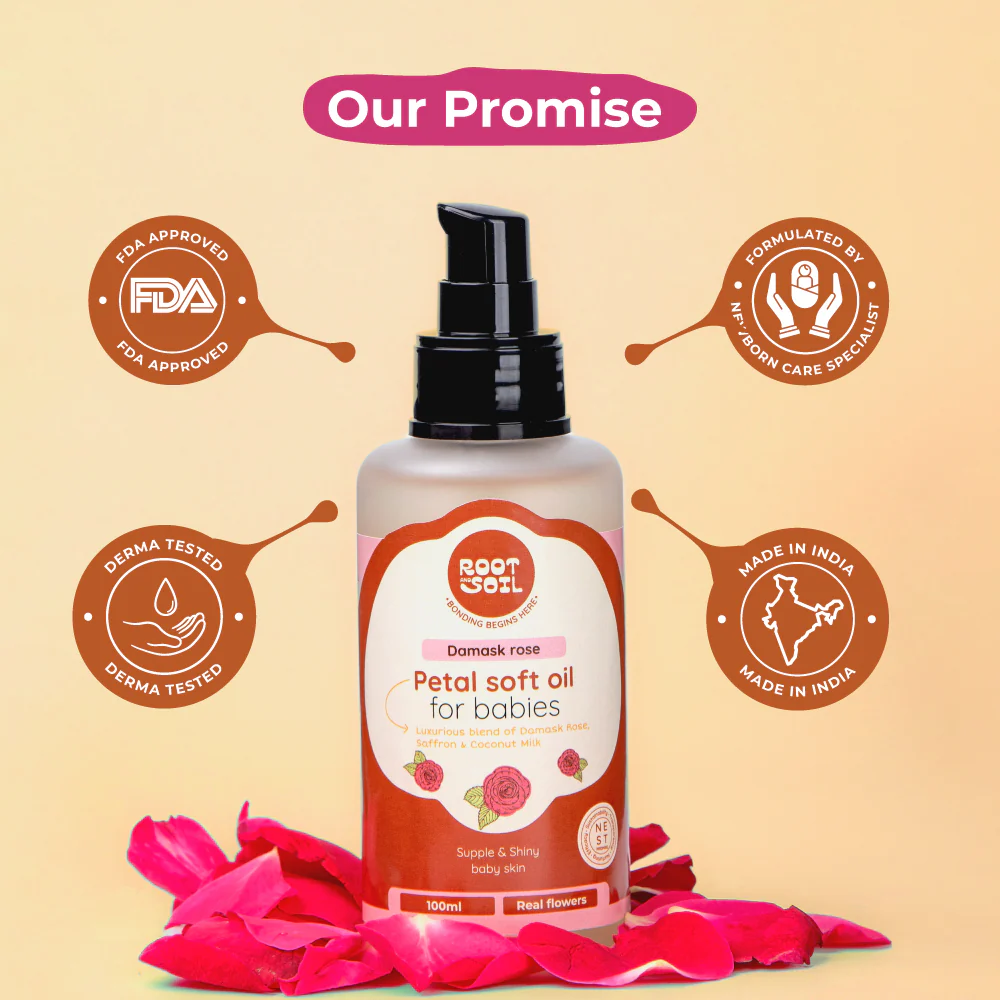 Petal Soft Massage Oil | For Supple Soft Baby Skin | 0+ m | 100 ml - Image 7