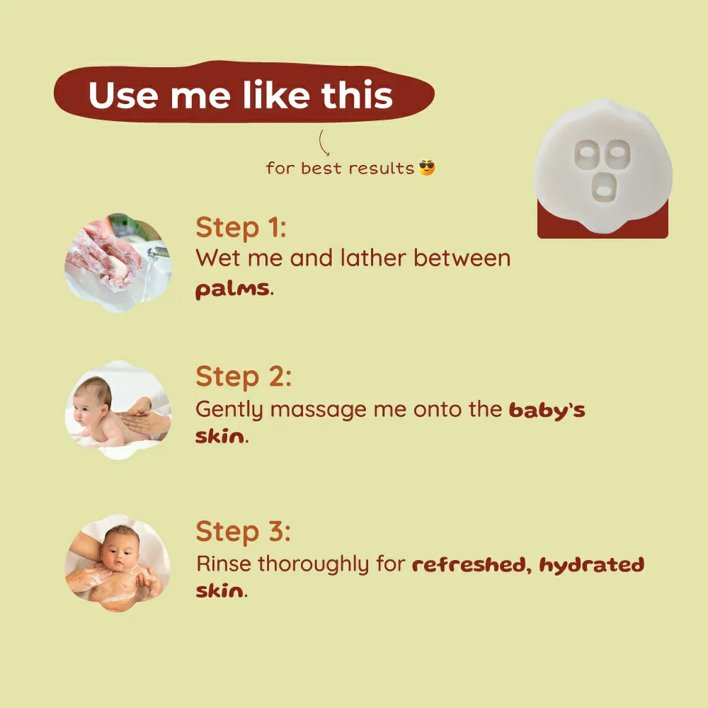 Tender Coconut Bathing Bar | Refreshes & Hydrates Baby Skin  | 0+ m | 100 g - Image 6