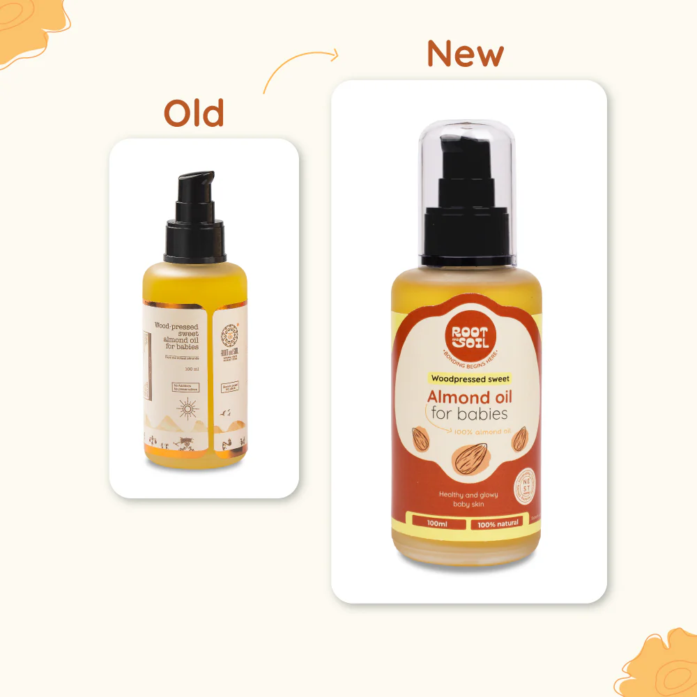 Wood-Pressed Sweet Almond Oil For Babies | Organic & 100% Pure | Healthy & Glowy Baby Skin | 0+ m - Image 9